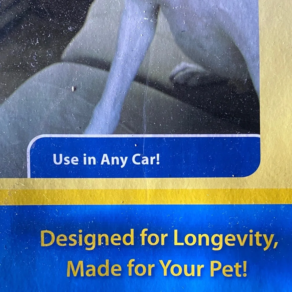 Back Seat Barrier for Pets - Black